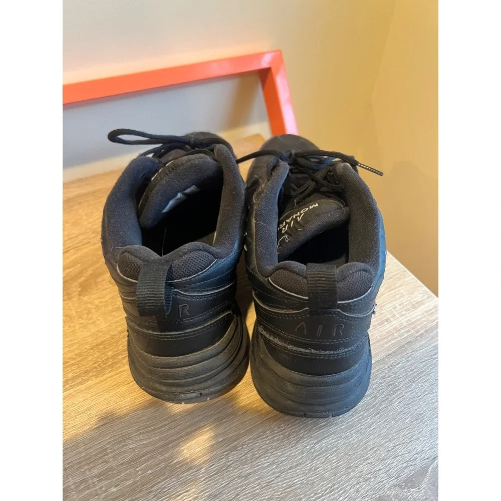 Nike Air Monarch IV‎ 4 Triple Black 415445-001 Men's Comfort Shoes Size 11